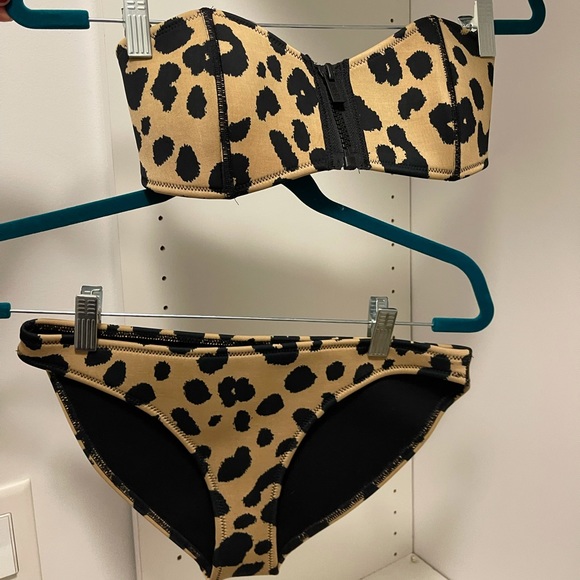 Cheetah TRIANGL bikini with drawstring - Picture 1 of 4
